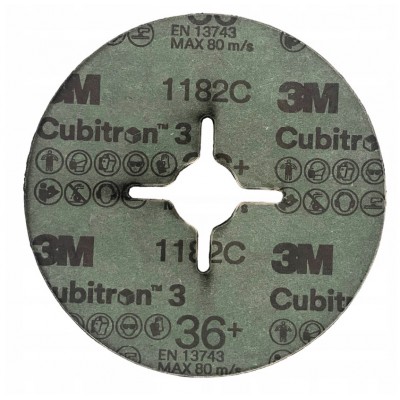 25x FIBRA 3M 1182C p36+ CUBITRON 3 125x22mm + PODKŁADKA 125mm ST 358 - 25 szt. Fibra