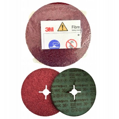 3M 982C DYSK FIBROWY 180x22 p36 KRĄŻEK gr 36+ CUBITRON II ORYGINAŁ FIBRA Fibra