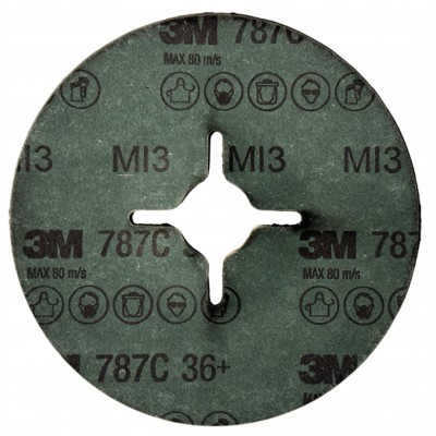 3M DYSK FIBROWY 787C P36+ 125x22 &ndash; KRĄŻEK ŚCIERNY FIBRA CUBITRON II Fibra