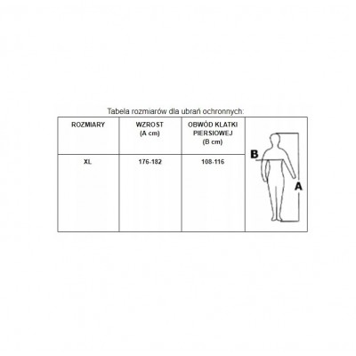 KOMBINEZON OCHRONNY DUPONT TYVEK 500 XPERT ROZ (L/XL) LABORATORYJNY MALARSKI Kombinezon
