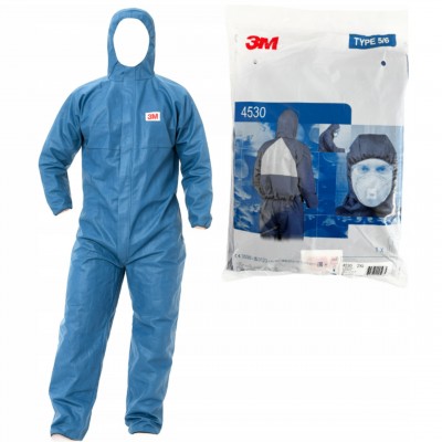 LAKIERNICZY KOMBINEZON OCHRONNY 3M 4530 NIEBIESKI ROZMIAR (L / XL / 2XL) Kombinezon