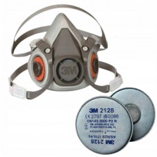 KOMPLET MASKA LAKIERNICZA 3M 6200 / 6300 (M/L) PÓŁMASKA + FILTRY 3M 2128