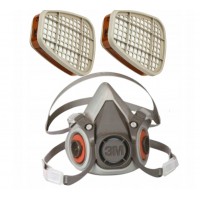 3M ZESTAW LAKIERNIKA MASKA LAKIERNICZA 6300 (L) + FILTRY 3M 6055 PÓŁMASKA