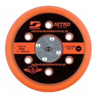 DYSK ODSYSAJĄCY TARCZA DYNABRADE NP6V NITRO 6&Prime; / 150 mm, gwint 5/16&Prime;-24 Tarcze tnące