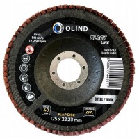 Lamelka OLIND BLACK LINE 125 x 22,23 ZIRKON ZR40 tarcza listkowa