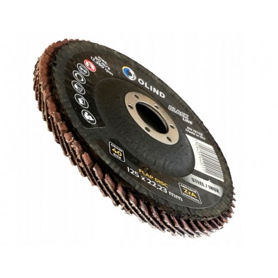 Lamelka OLIND BLACK LINE 125 x 22,23 ZIRKON ZR40 tarcza listkowa Tarcze tnące