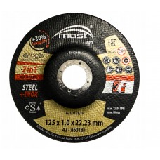 TARCZA TNĄCA MOST PRO 42-A60TBF 125 mm x 1.0 mm x 22,23 mm STEEL+INOX DYSK